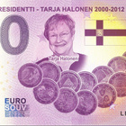 *NOLLA-EURO*2021*SUOMEN 11. PRESIDENTTI*TARJA HALONEN* - pikkukuva 1
