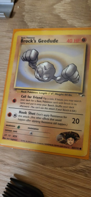 Brock's Geodude #66 Gym Heroes card