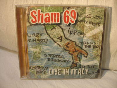 Sham 69: Live In Italy CD.