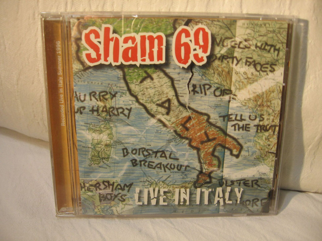 Sham 69: Live In Italy CD.