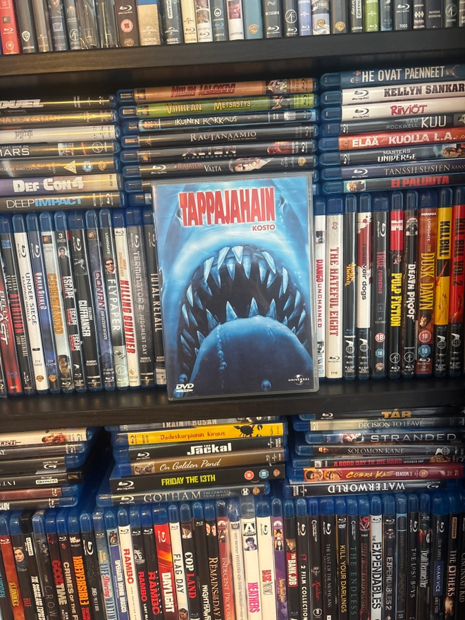 Tappajahain kosto (1987) suomijulkaisu