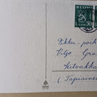 ES: Tonttutyttö tuo lahjat vuohipukilla ratsastaen, p. 1948 - pikkukuva 2