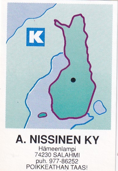 Salahmi, Hämeelampi. A. Nissinen KY       8/14