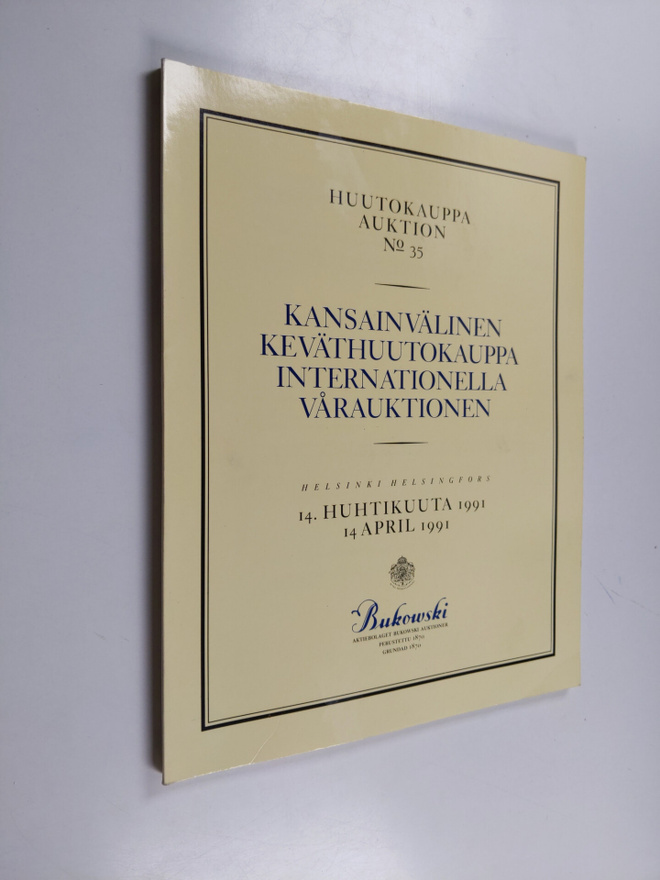 Kansainvälinen keväthuutokauppa = internationella våraukt...