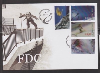 FDC 2008 Alppihiihtoa BL49