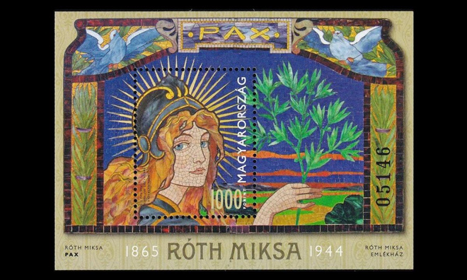 Unkari 5776BL380 ** Taiteilija Miksa Róth (2015)