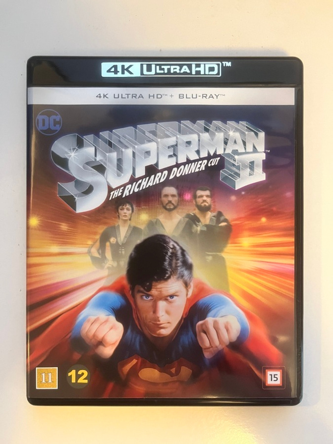 Superman II: The Richard Donner Cut (4K UHD + Blu Ray) 1980
