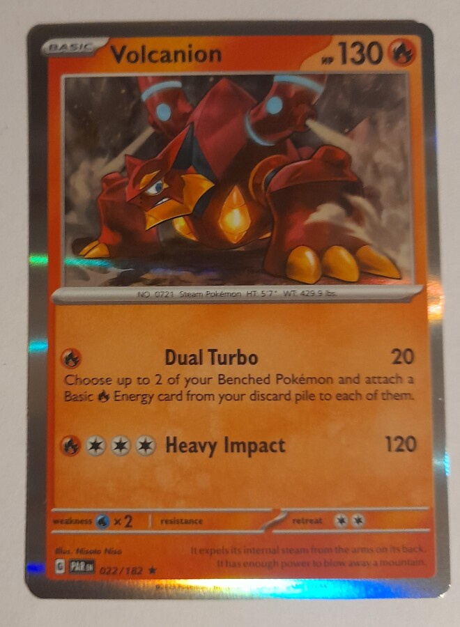 Volcanion [Holo] #22 Pokemon Paradox Rift - NM/M