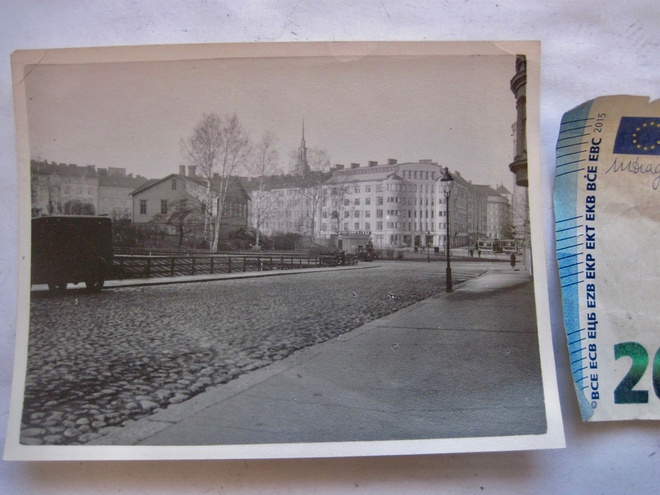 VANHA Valokuva Helsinki Raitiovaunu ym 1931