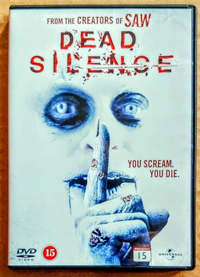 DEAD SILENCE – Suomi-DVD 2007 - James Wan & Leigh Whannell