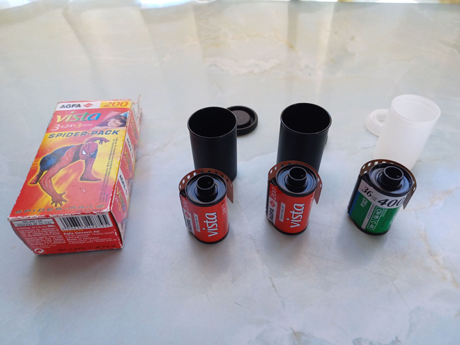 Fujifilm ja Agfa värifilmit 3kpl