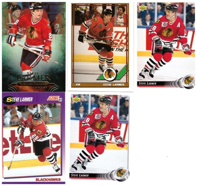 5 x Legenda STEVE LARMER Chicago Blackhawks