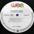 ALEJANDRO SANZ :: VIVIENDO DEPRISA :: VINYYLI LP 1991 - pikkukuva 3