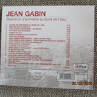 JEAN GABIN (CD) QUAND ON S'PROMENE AU BORD DE L'EAU - pikkukuva 2