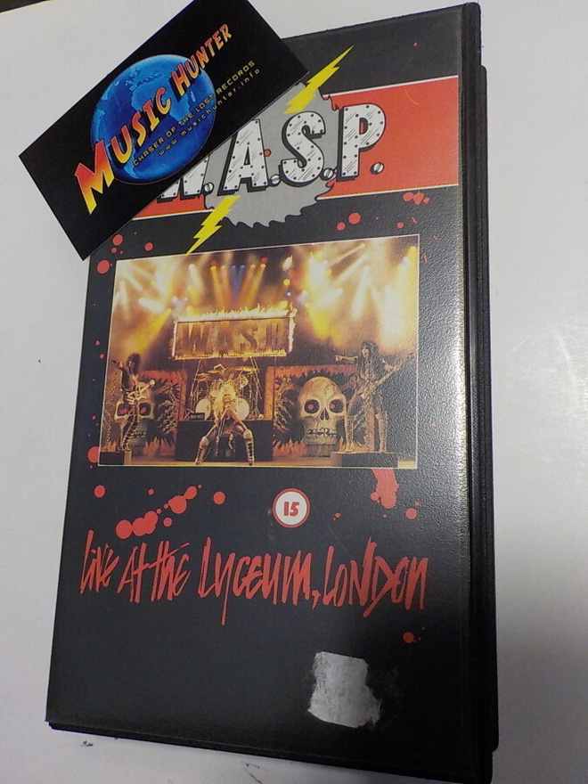 W.A.S.P. - LIVE AT THE LYCEUM, LONDON 1984 VHS