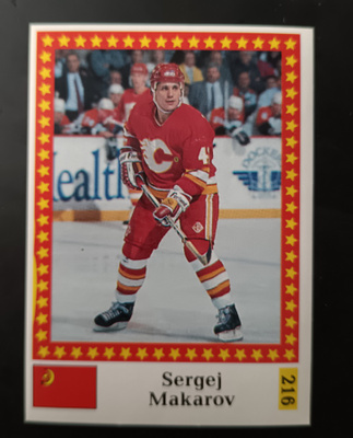 1991 Semic Mmm Marabou #216 Sergej Makarov