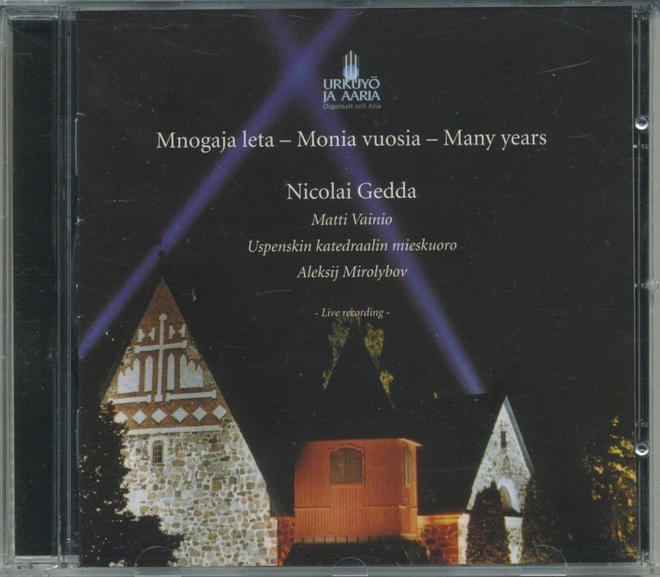 NICOLAI GEDDA: Mnogaja leta • Monia vuosia – Fuga CD 2007