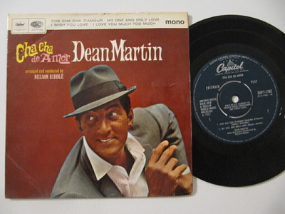 Dean Martin Cha Cha De Amor 7" sinkku EP Vuodelta 1962