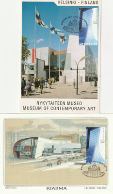 2 maksimikorttia Kiasma Helsinki