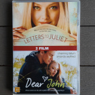 DVD: Letters To Juliet + Dear John (Amanda Seyfried 2010) - pikkukuva 1