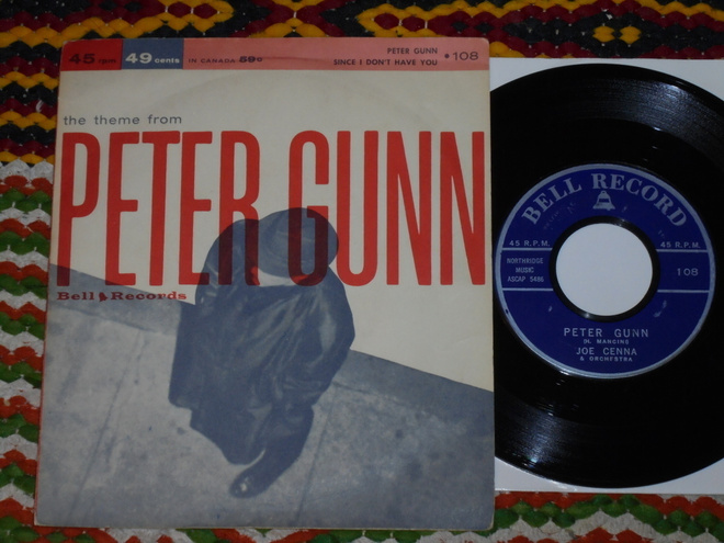 7" JOE CENNA - Peter Gunn - single 1959 rockabilly EX