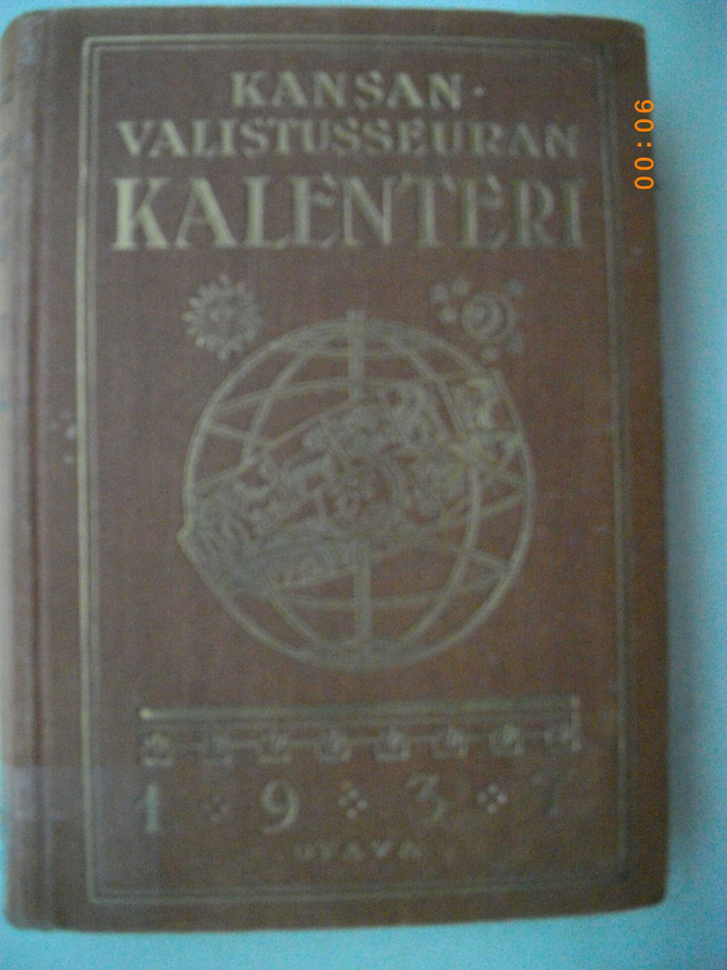 Kansanvalitusseuran kalenteri 1937