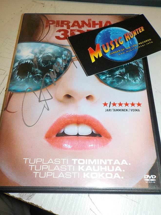 PIRANHA 3DD DVD DAVID HASSELHOFFIN NIMMARILLA