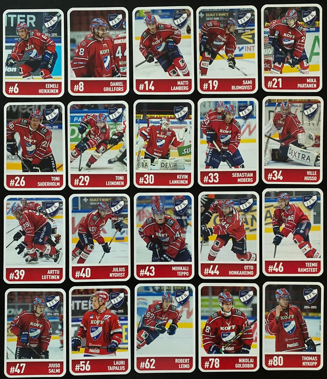 14-15 HIFK Team Issue (20 erilaista)
