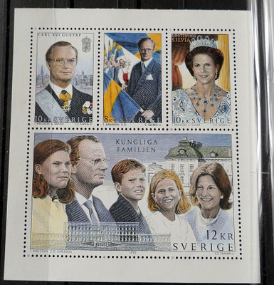 1993 Kungliga Familjen - Royal Family. Swedish Complete Book