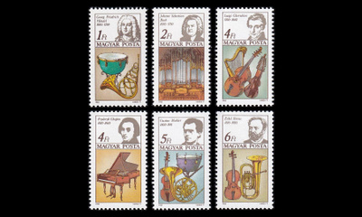 Unkari 3772-7 ** Musiikin vuosi säveltäjät (1985)