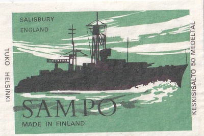 Laiva . Salisbury England,  SAMPO  b575