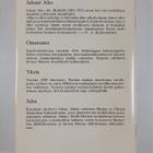 Juhani Aho : Omatunto ; Yksin ; Juha - pikkukuva 2