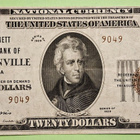 USA 20 Dollars 1929, Jacksonville, Barnet Bank. Kunto 4. - pikkukuva 1