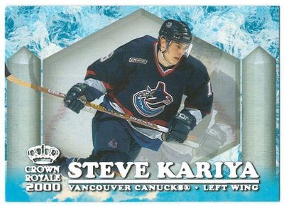99-00 Pacific Crown Royale Ice Elite #25 Steve Kariya