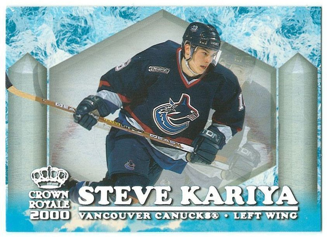 99-00 Pacific Crown Royale Ice Elite #25 Steve Kariya