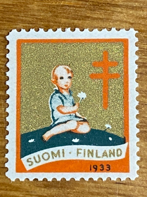 JOULUMERKKI KUKKAISLAPSI 1933**