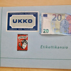 VANHA Tulitikku Etikettikansio 1930-1950-l n. 140 kpl - pikkukuva 1