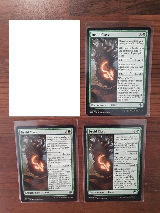 Magic the Gathering Druid Class kortteja yksittäin myynnissä
