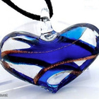 1091 ..  Murano Lampwork Sudän Taidelasi .. Kaulakoru - pikkukuva 1