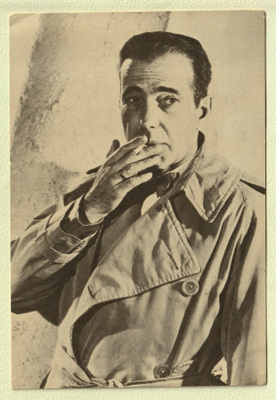 Postikortti: Humphrey Bogart