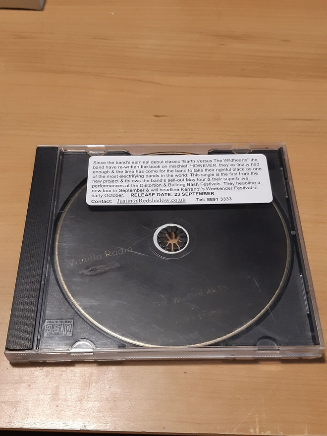 The Wildhearts – Vanilla Radio RADIOPROMO CDS