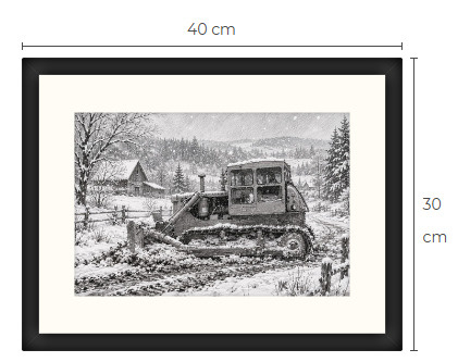 Uusi Caterpillar art print kehystetty 30 cm x 40 cm