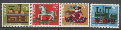 Sveitsi Mi 1260-3 ++