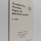 Scandinavian working papers on bilingualism 9 - pikkukuva 1