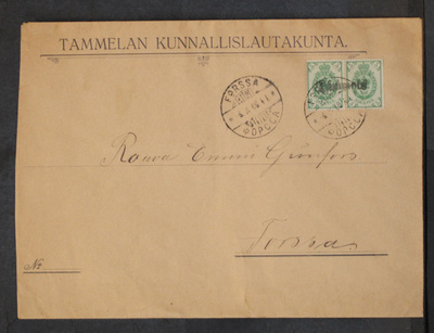 # 23586 # Pp Tammela paikalliskirje > Forssa 1909