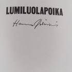Hannu Paloniemi : Lumiluolapoika (signeerattu) - pikkukuva 3