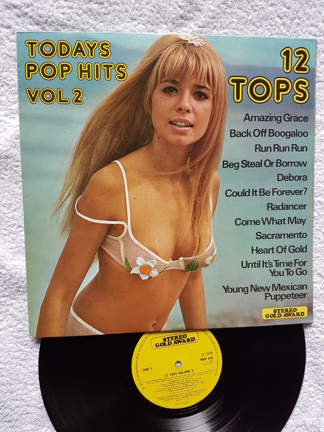 Unknown Artist  – 12 Tops Todays Pop Hits Vol 2 LP