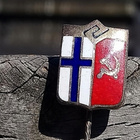 Veljekset Sundqvist leimalla Emalinen merkki. Halkaisija - 1 - pikkukuva 1