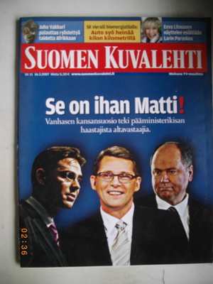 Suomen Kuvalehti Nro 11/2007 (26.10)