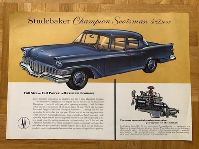 Esite Studebaker Champion Scotsman 4 door 1958